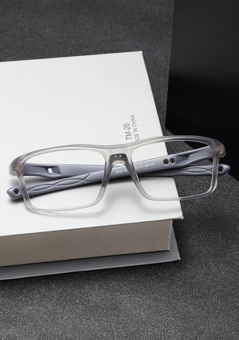 Gmei Optical TR90 Rectangular Sports-Style Eyeglass Frame