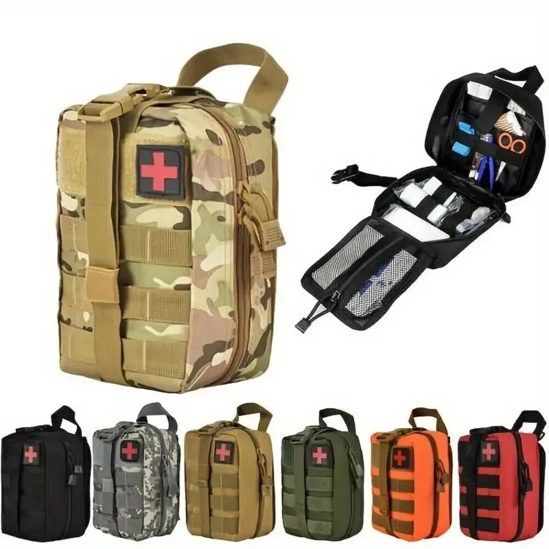 Waterproof Oxford Molle First Aid Pouch – IFAK Emergency Waist Pack for Outdoor Adventures