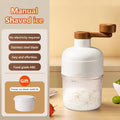 Manual Hand-Crank Ice Crusher – Portable Shaved Ice & Smoothie Maker, Non-Slip Base, Easy to Clean