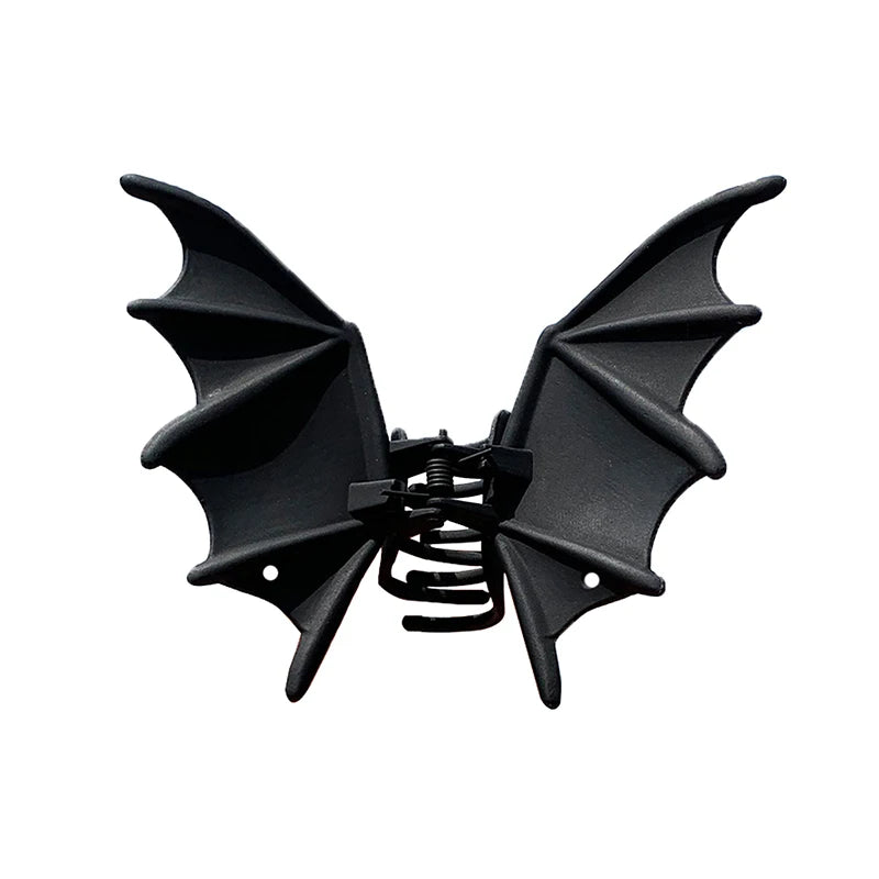 Black Bat Hair Clip – Halloween Hair Accessory