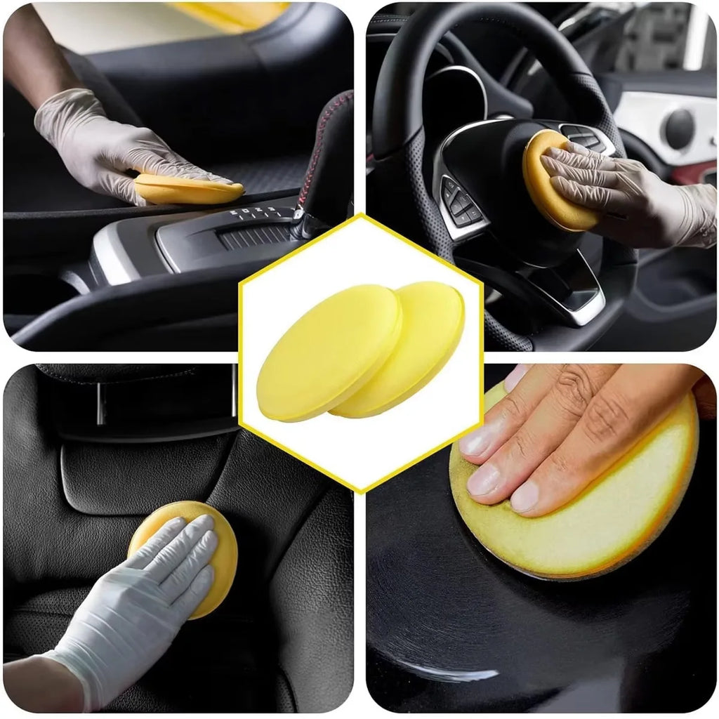 Car Wax Applicator Sponge Pads – 6 or 12 Pack