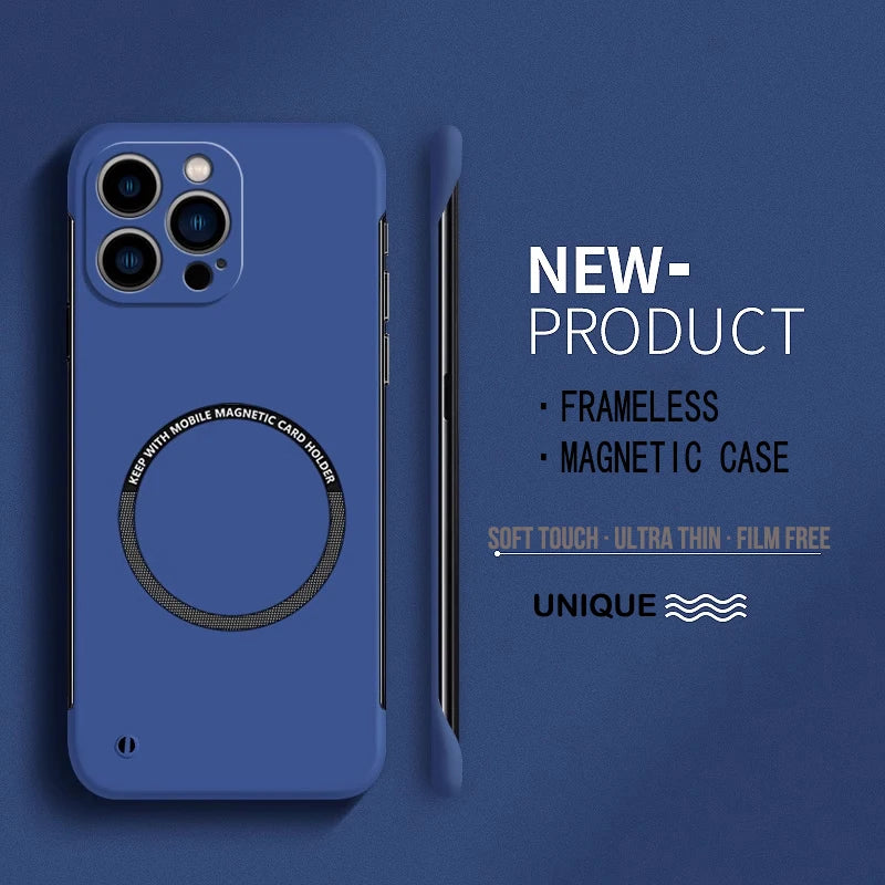 Slim Hard iPhone Case with Surface-Mounted Metal Ring