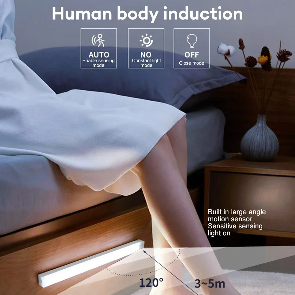 Rechargeable Motion-Sensor LED Cabinet Light