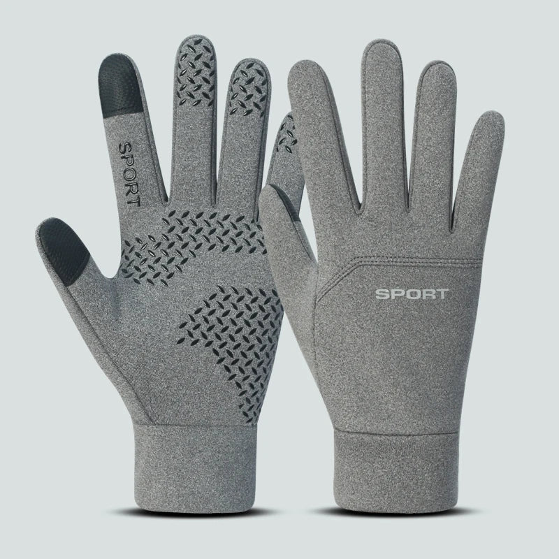 Full-Finger Sports Gloves with Textured Grip Palms