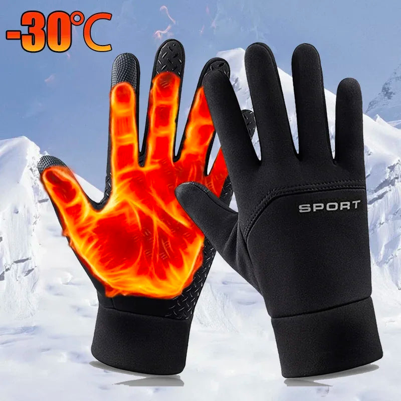Unisex Winter Touchscreen Gloves – Black or Gray