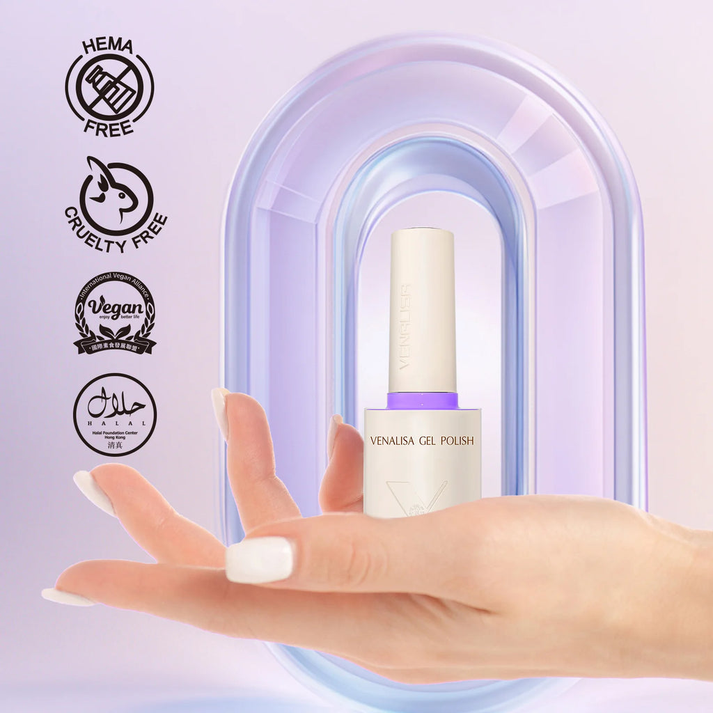 10ml VENALISA Nail Gel Polish HEMA TPO Free  Vegan Soak Off UV LED Gel Varnish Glossy Long Wear Diamond Top Semi Permanent Gel