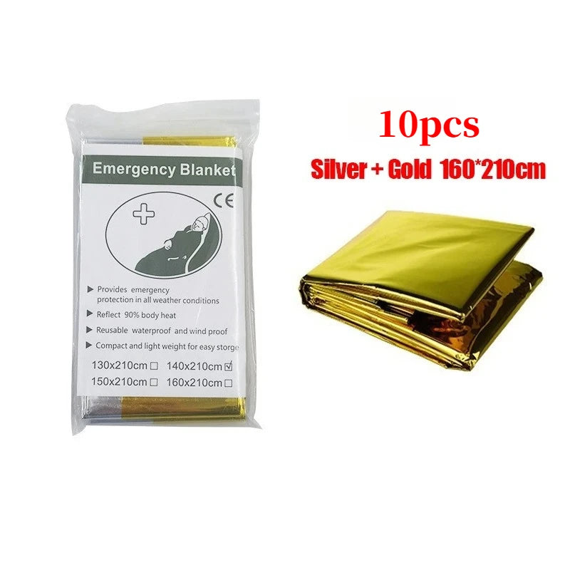 Reflective Emergency Blanket – Silver or Gold/Silver