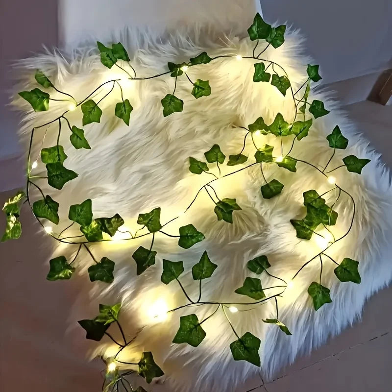 5M 50LED Rose Vine String Lights Solar Powered Artificial Flower Fairy Light for Garden Patio Bedroom Wedding Christmas Decor