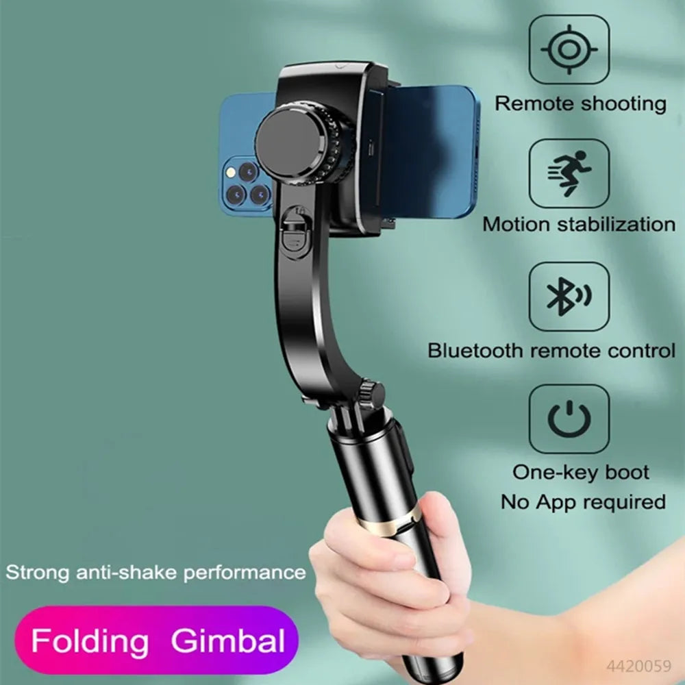 Q08 Smartphone Gimbal with Selfie Stick & Tripod