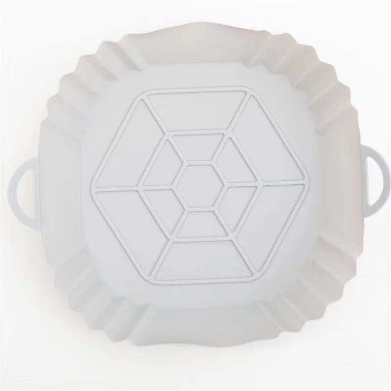 Reusable Square Silicone Air Fryer Liner – 1 Piece