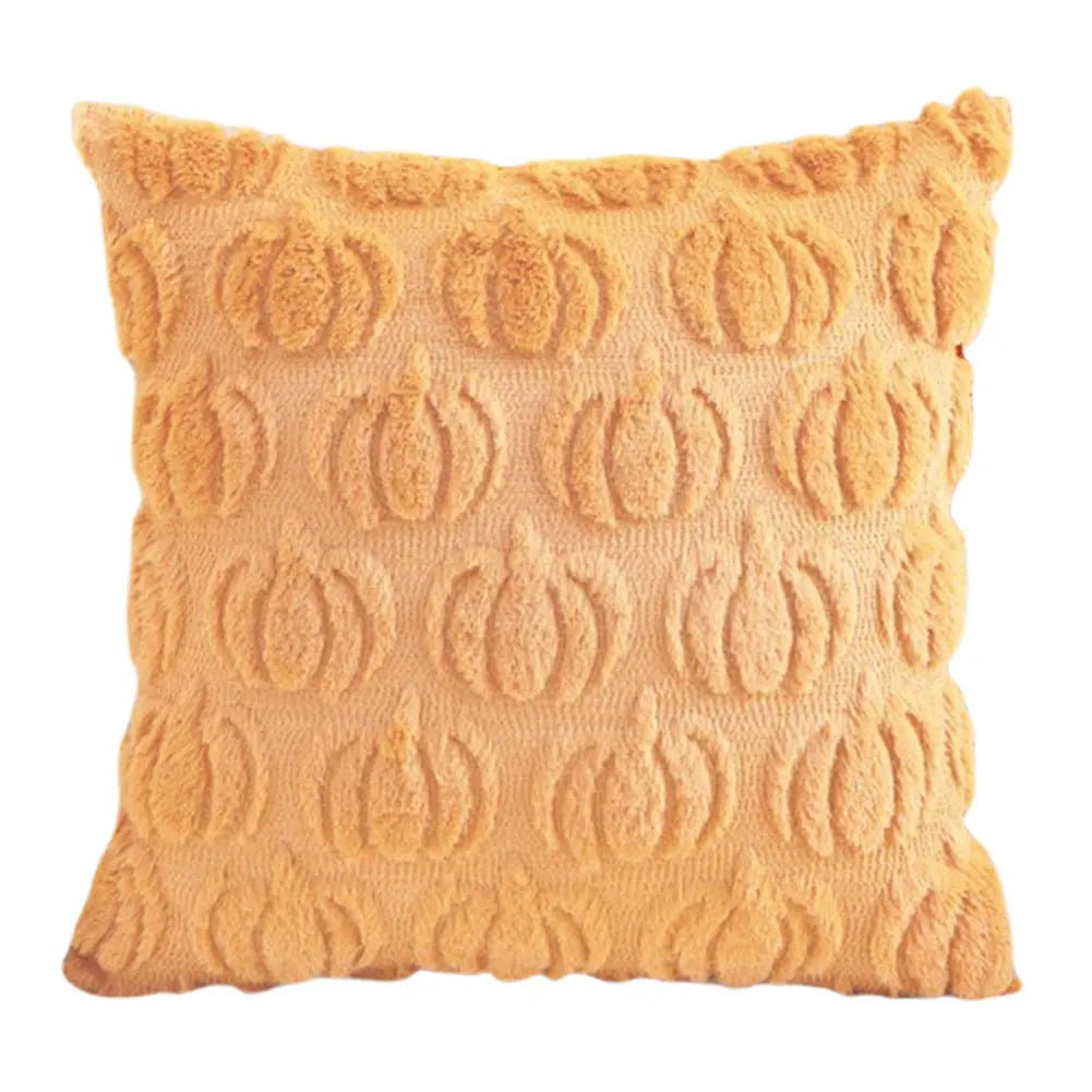 Halloween Pillowcase - Pumpkin, Bat & Ghost Cartoon Design, Plush PV Velvet, 45x45cm, 21 Styles