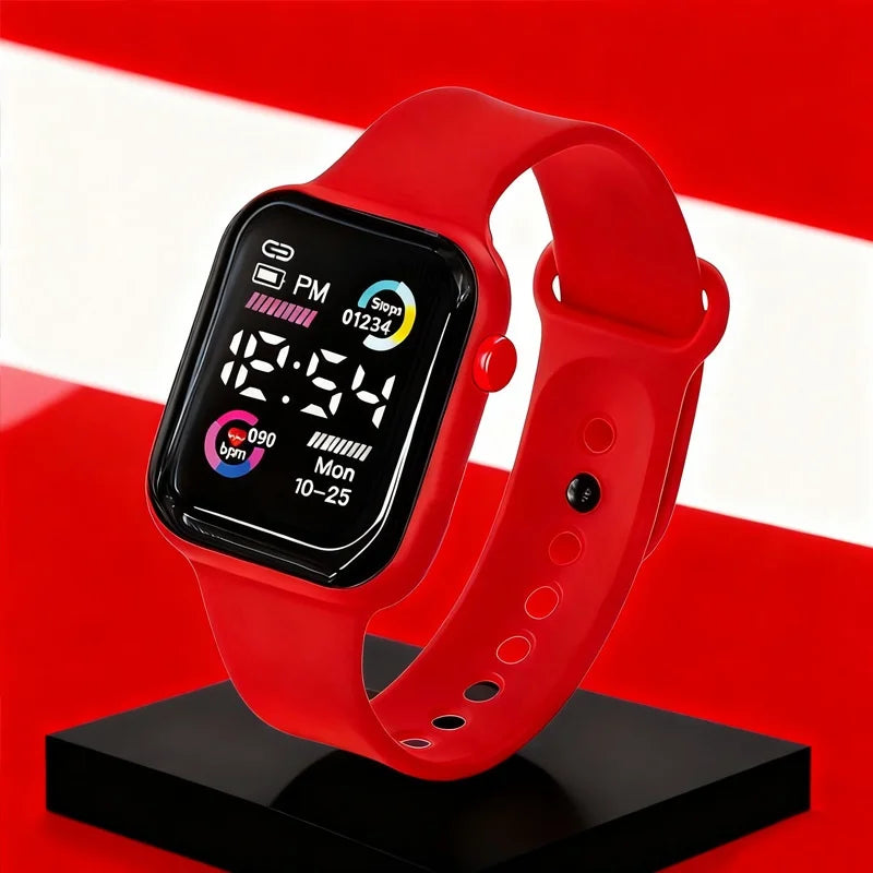 Digital Watch & Jewelry Accessory Set – 5 or 6 Pieces