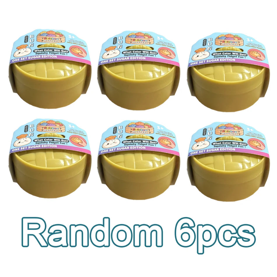 Mini Glitter Dumpling Squishy – Random Assortment