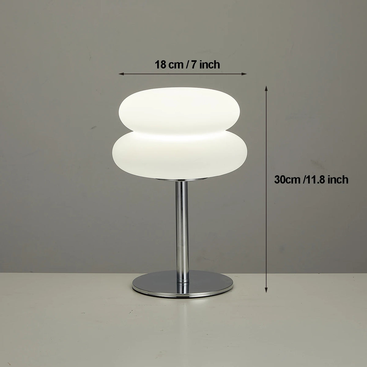 USB-Powered Mushroom LED Table Lamp with Dimming
