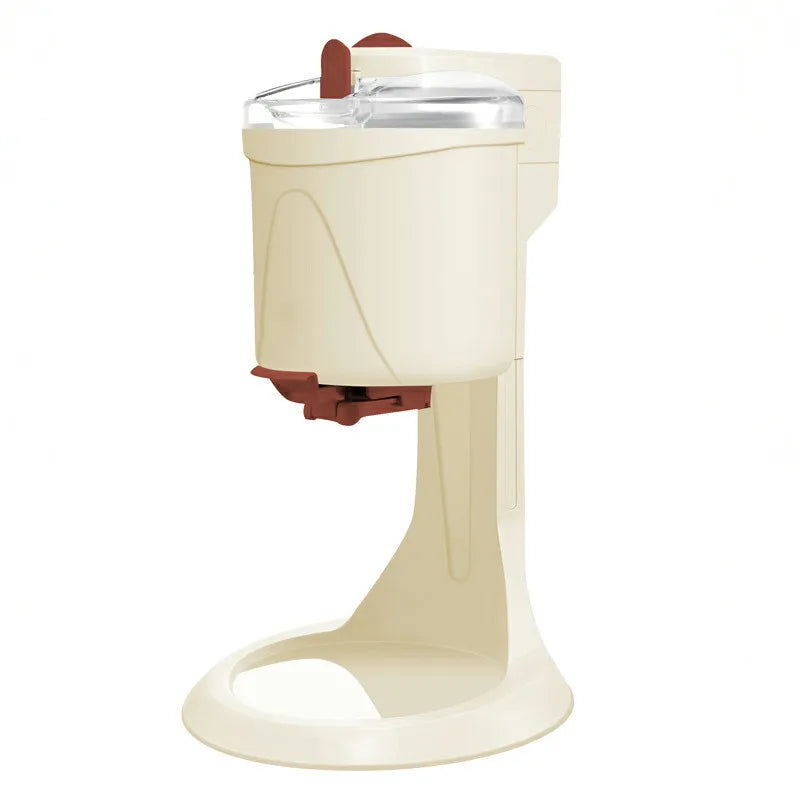 Mini Soft Ice Cream Machine – 1L Home Ice Cream Maker, Simple One-Button Operation, Makes ~8 Cones, CE Certified
