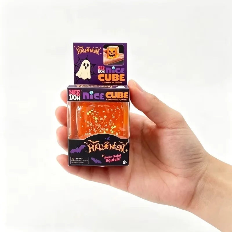NeeDoh Halloween & Christmas Sensory Stress Relief Toys - Soft Squeeze Fidget, 6 Styles