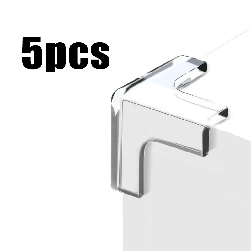 1-6pcs Transparent Table Corner Protector, Edge Sticker, Glass Corner Furniture, Silicone Corner Protector, Table Anti-Collision