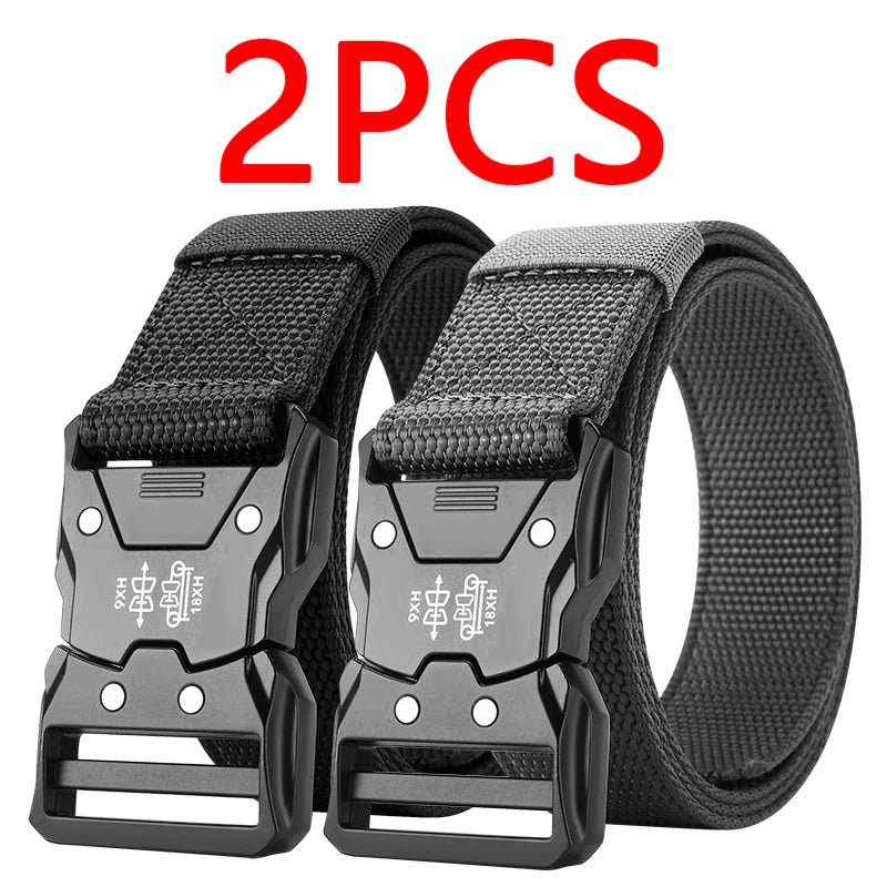 Unisex Tactical-Style Belt with Automatic Buckle