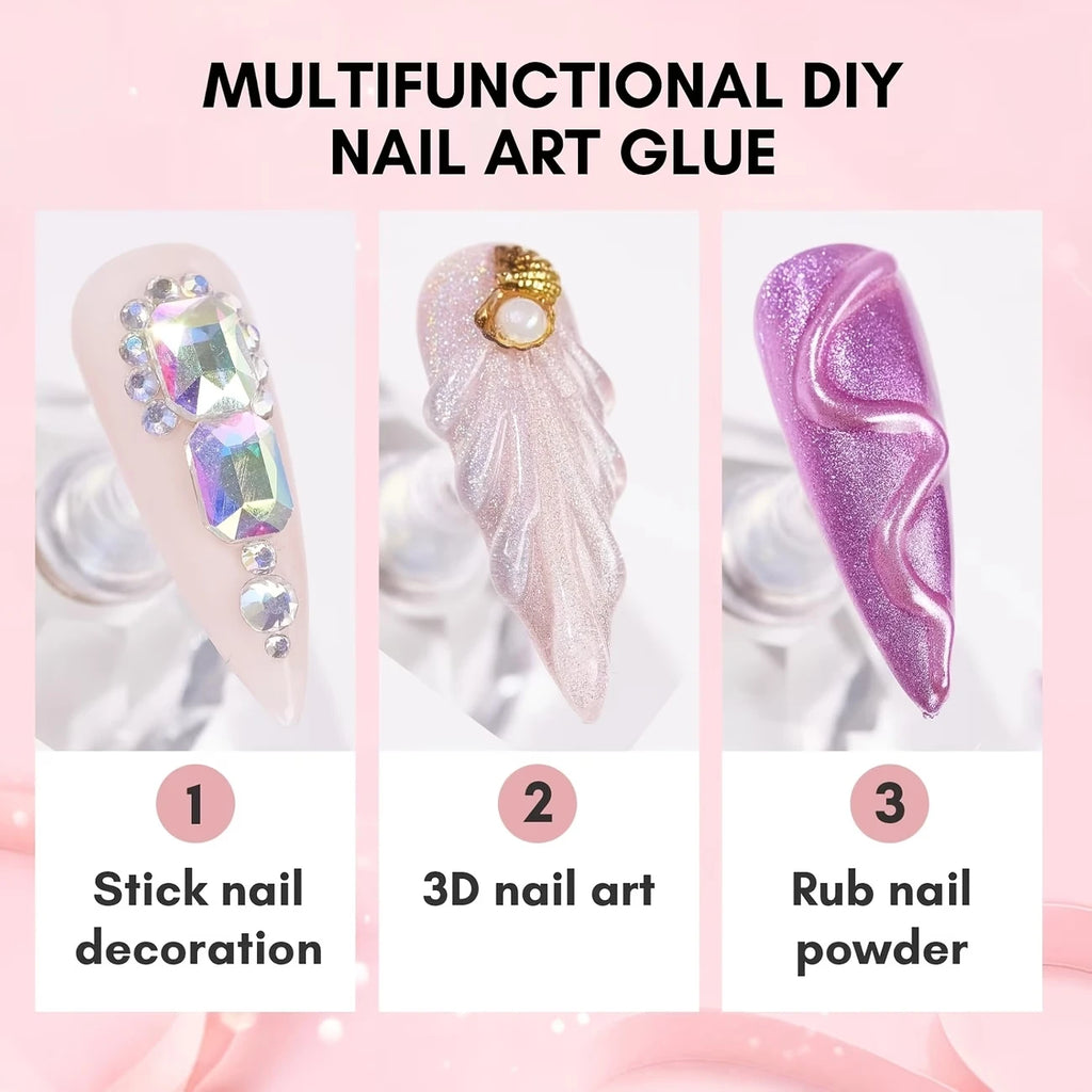 Unscented 3D Nail Art Gel - Ideal for Crafting Your Own Designs, Shaping, And Halloween Decor