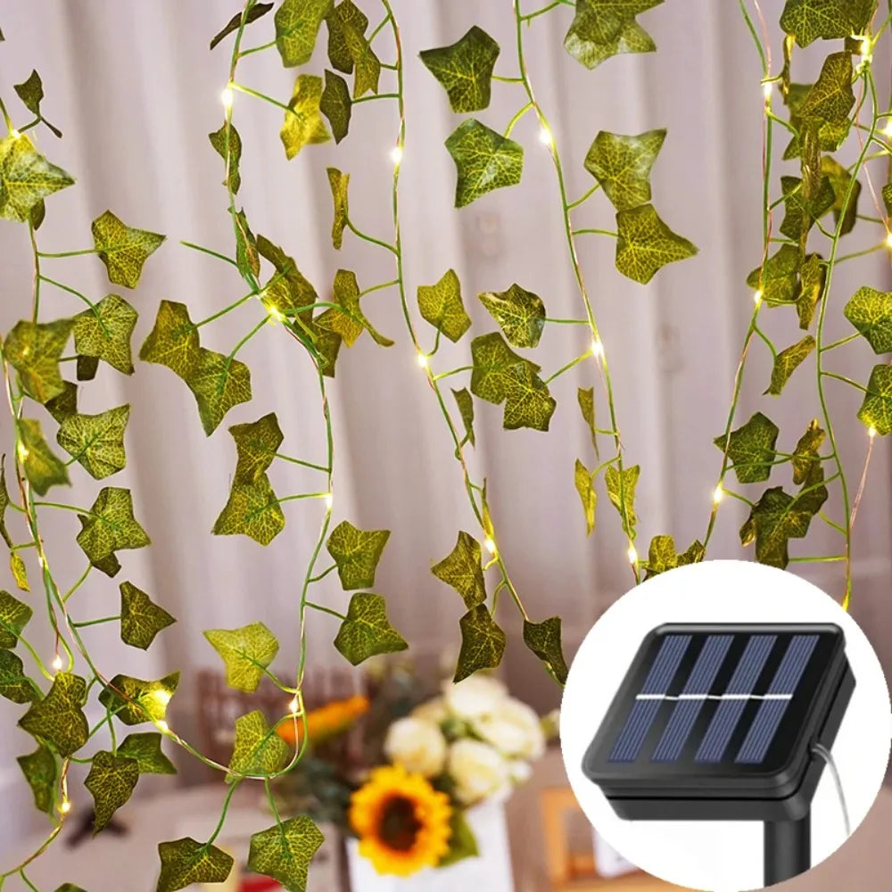 Solar Sunflower Vine String Lights – Artificial Flower LED Atmosphere Lamp for Garden, Wedding & Holiday Décor (2M/6.56ft, 5M/16.40ft, 10M/32.80ft)