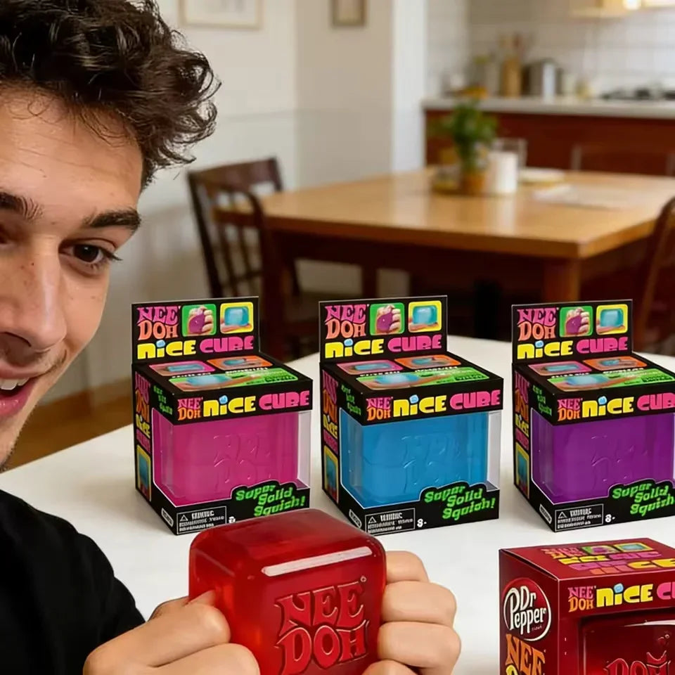 Nee Doh Surprise Box Squishy Toys - 6 Styles Soft Squeeze Fidget Toys for Stress Relief, Party Favors & Easter Gifts for Kids Ad