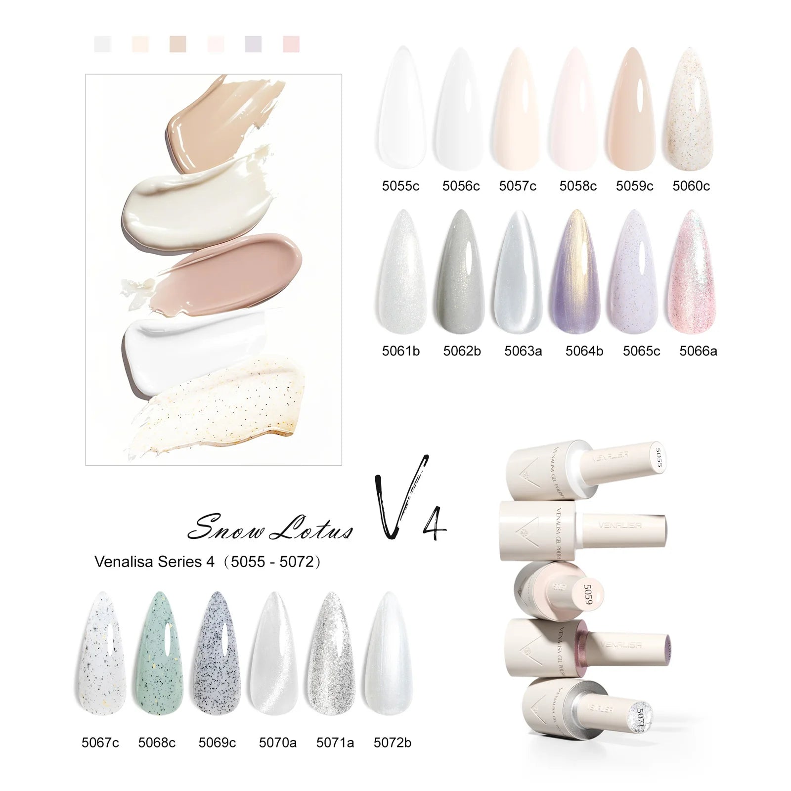 10ml VENALISA Nail Gel Polish HEMA TPO Free  Vegan Soak Off UV LED Gel Varnish Glossy Long Wear Diamond Top Semi Permanent Gel