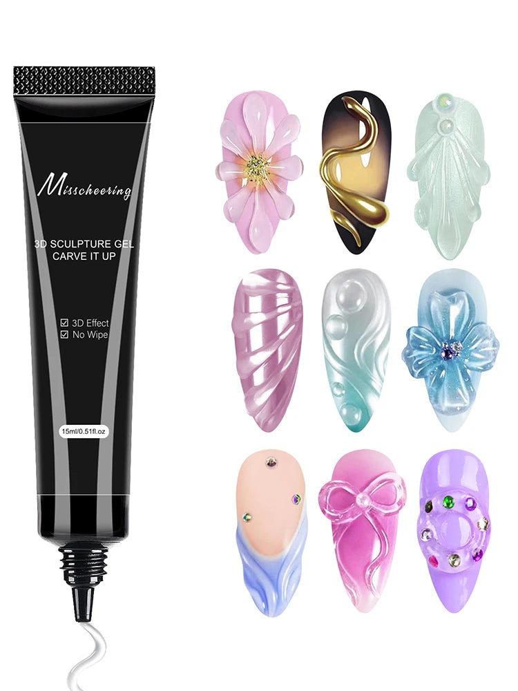 Misscheering 3D Nail Art Modeling Gel