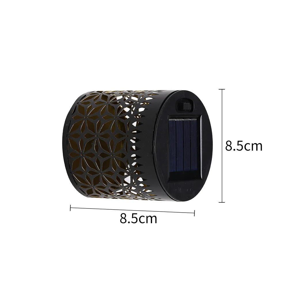 Solar Mandala Fence Wall Lights Garden Decoration  Party Courtyard Decoration Solar Garden Light Garden Patio Walkway Decor