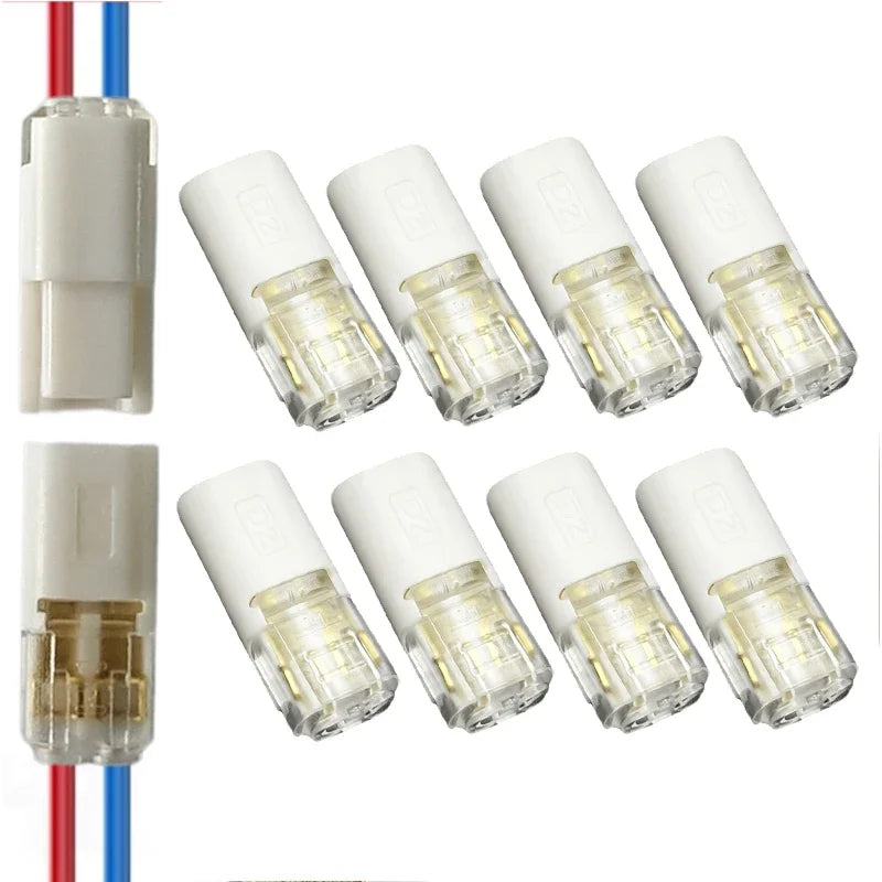 20/30/50PCS Quick Connection Cable Connector No Soldering Single Wire with Locking Plug-In Type Connection Replacement Tool