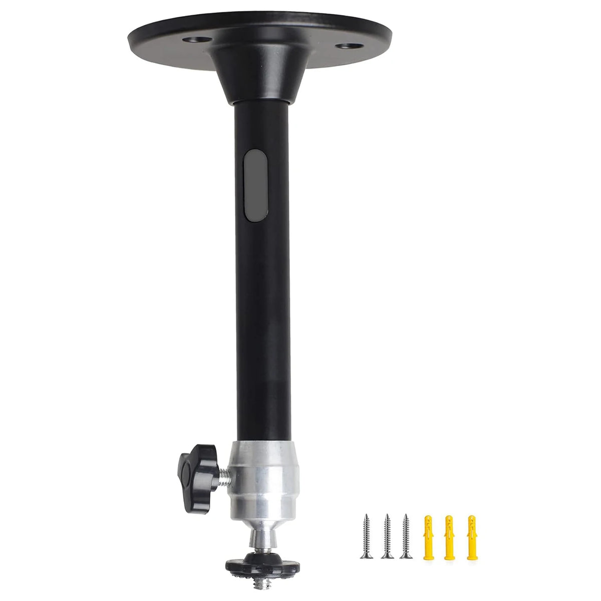 Adjustable Projector Wall & Ceiling Mount – 360° Rotation