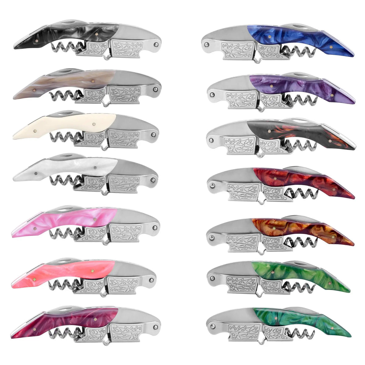3-in-1 Waiter’s Corkscrew with Marbled Handle