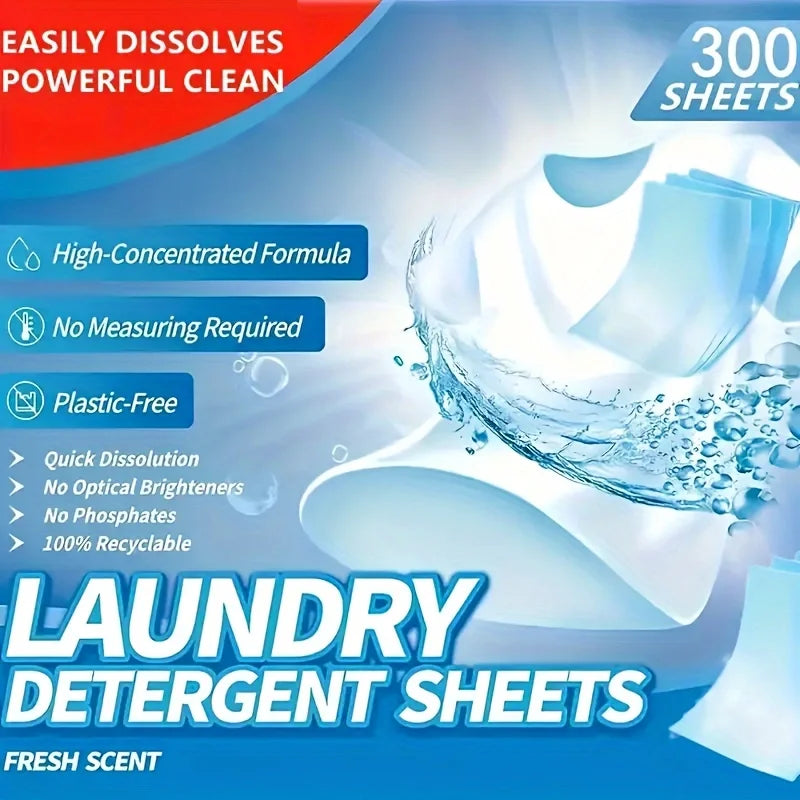 Liquid-Free Laundry Detergent – 50 Count