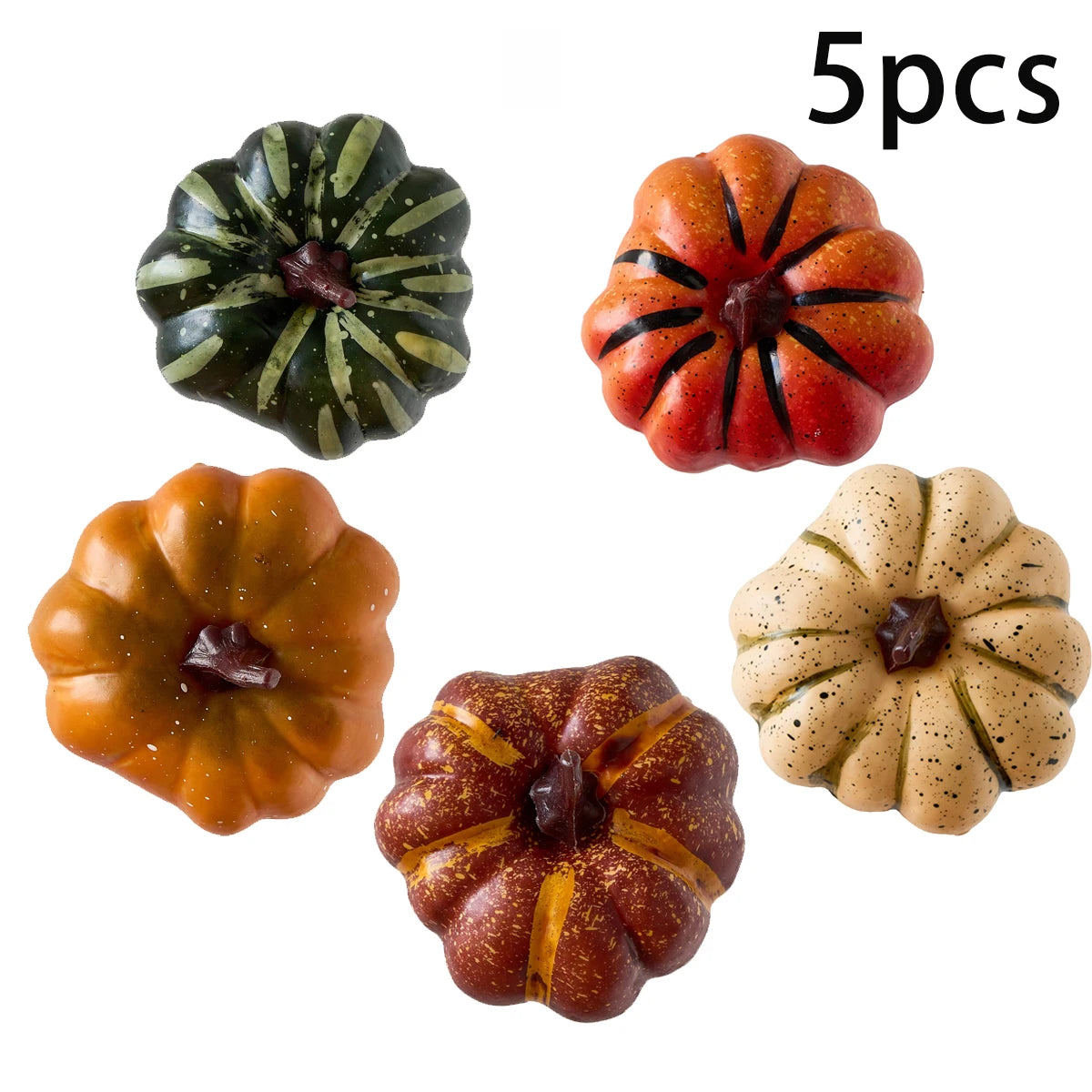 Autumn Faux Pumpkins Decorations, for Thanksgiving, Harvest, Home, DIY Crafts, Halloween Party Ornament