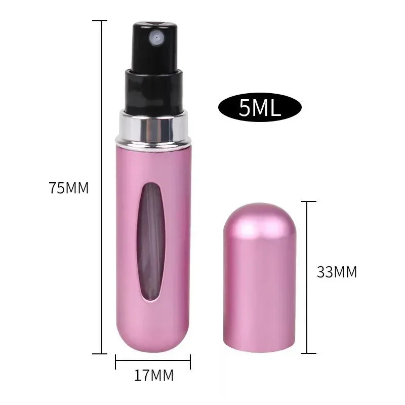 Mini Refillable Perfume Spray Bottle – 0.17 fl oz (5 mL)