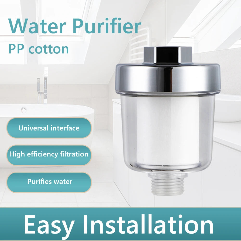 Transparent Shower Water Filter & PP Cartridge Bundles