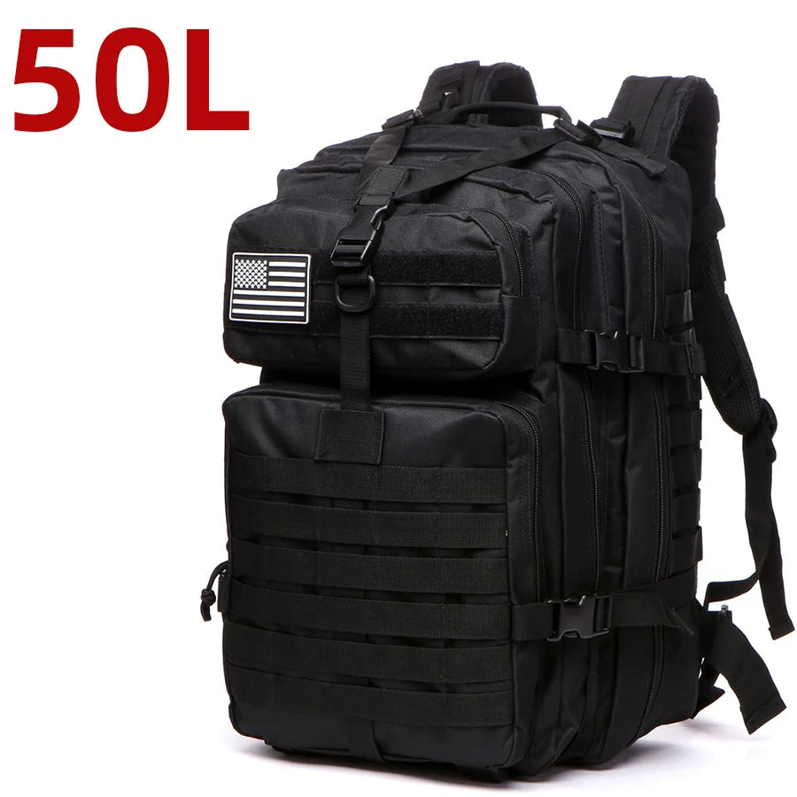Tactical Backpack with MOLLE Webbing – 25L or 50L