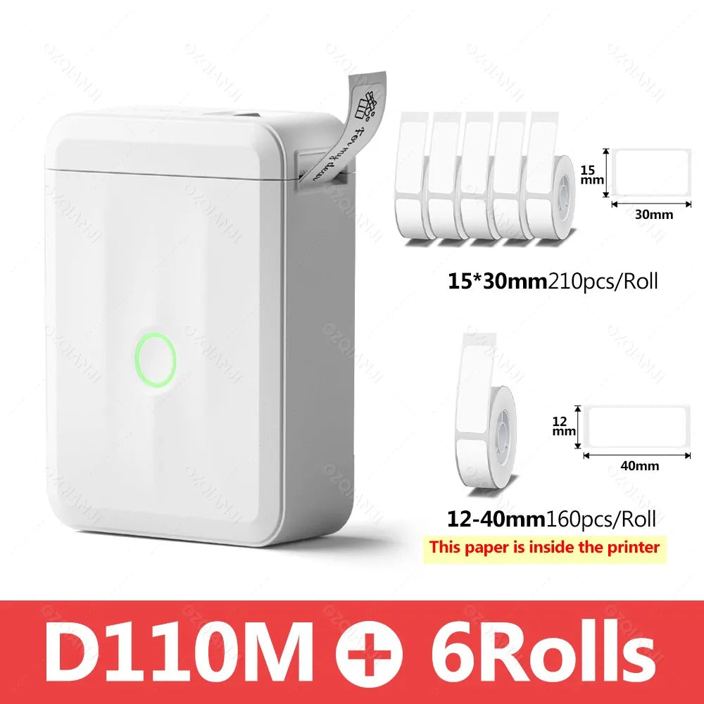 NIIMBOT D110M Bluetooth Thermal Label Maker
