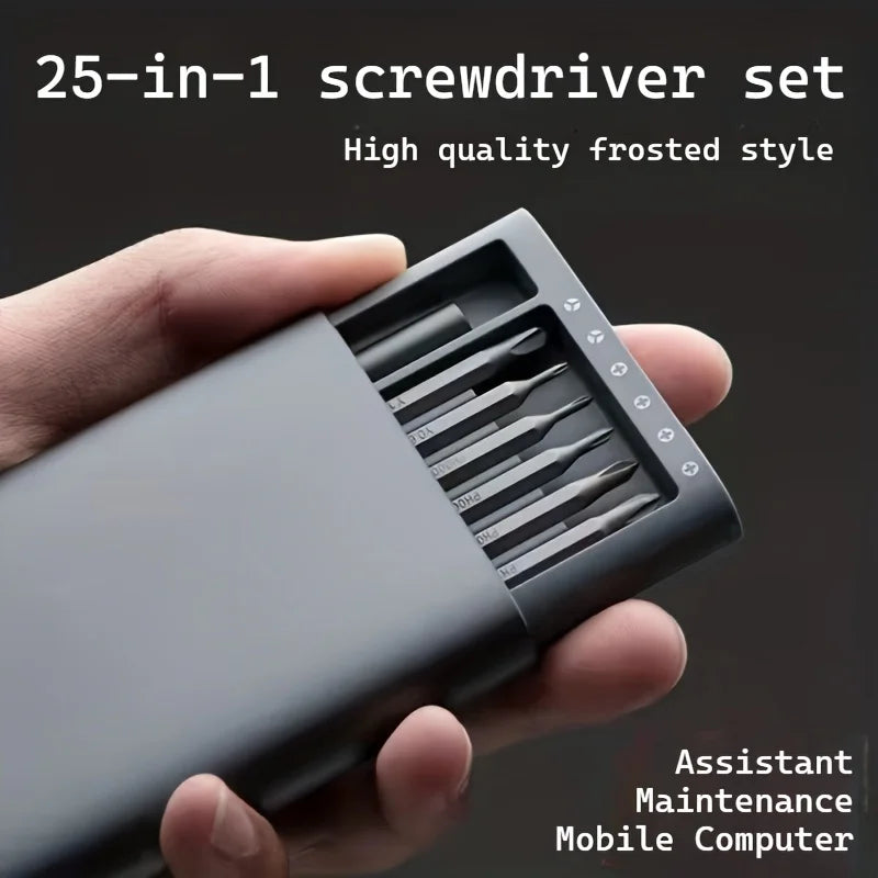 25-in-1 Precision Screwdriver Set with Magnetic Bits