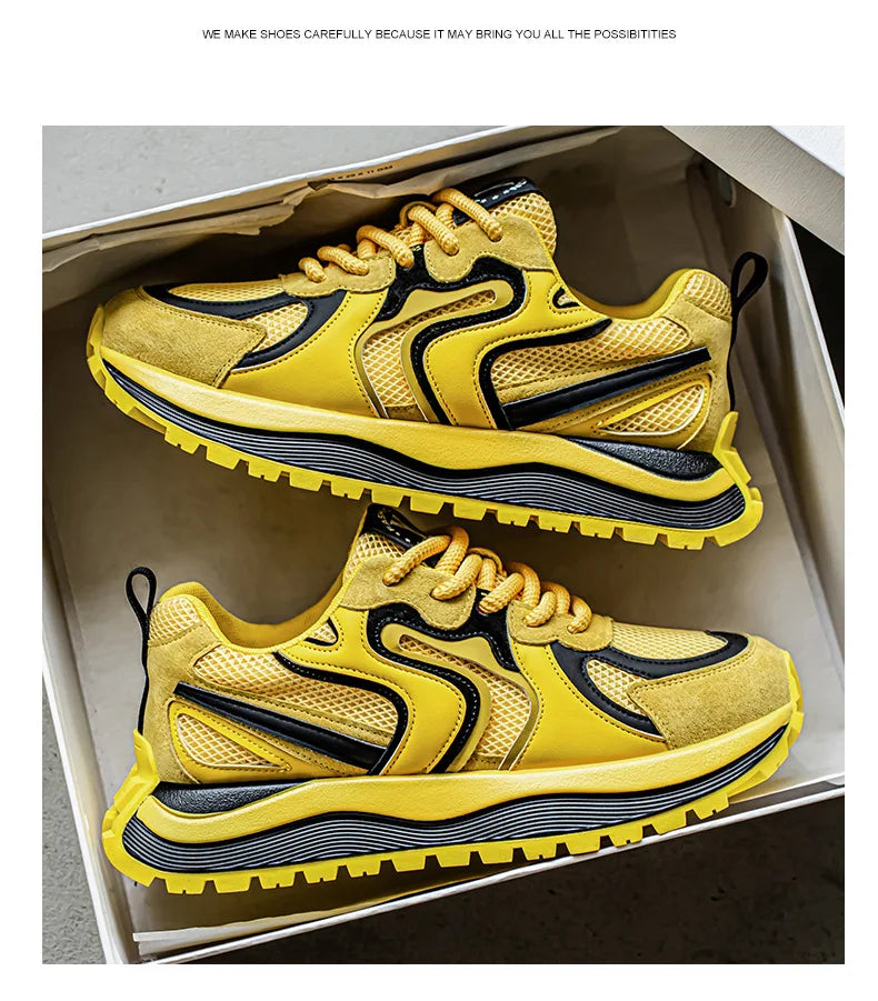 Men's Summer Mesh Breathable Casual Sports Shoes 2026 Versatile Lightweight Running Shoes Soft Sole Student Daddy Comfortable Fo