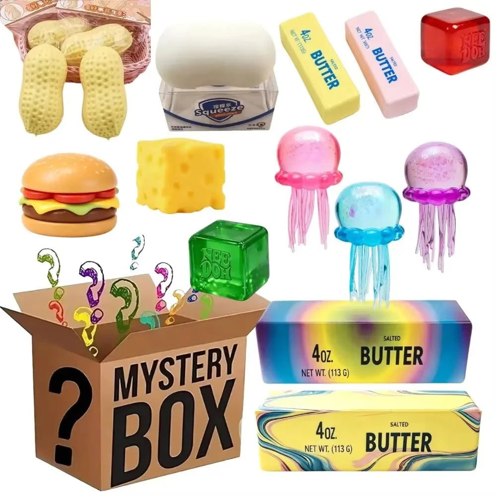 Assorted Squishy Fidget Toys – Surprise Selection