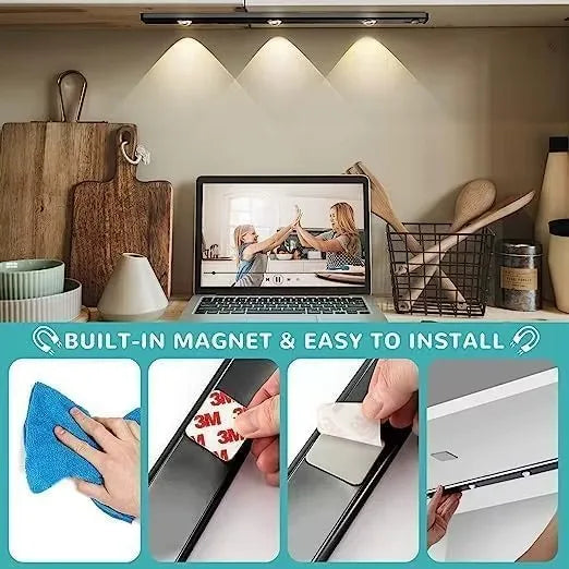 Rechargeable Motion-Sensor Cabinet Light with 3 White Tones