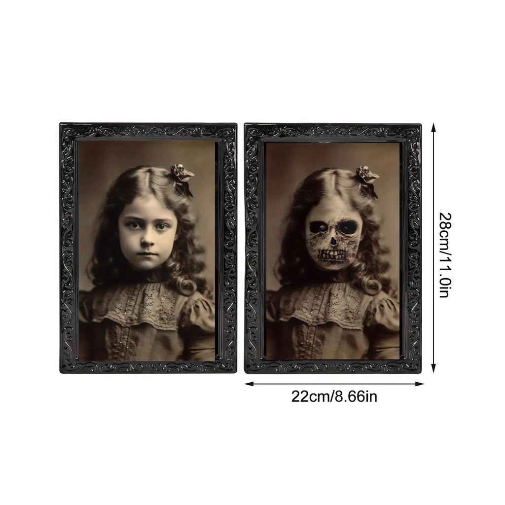 Halloween Face-Changing Portrait Decoration