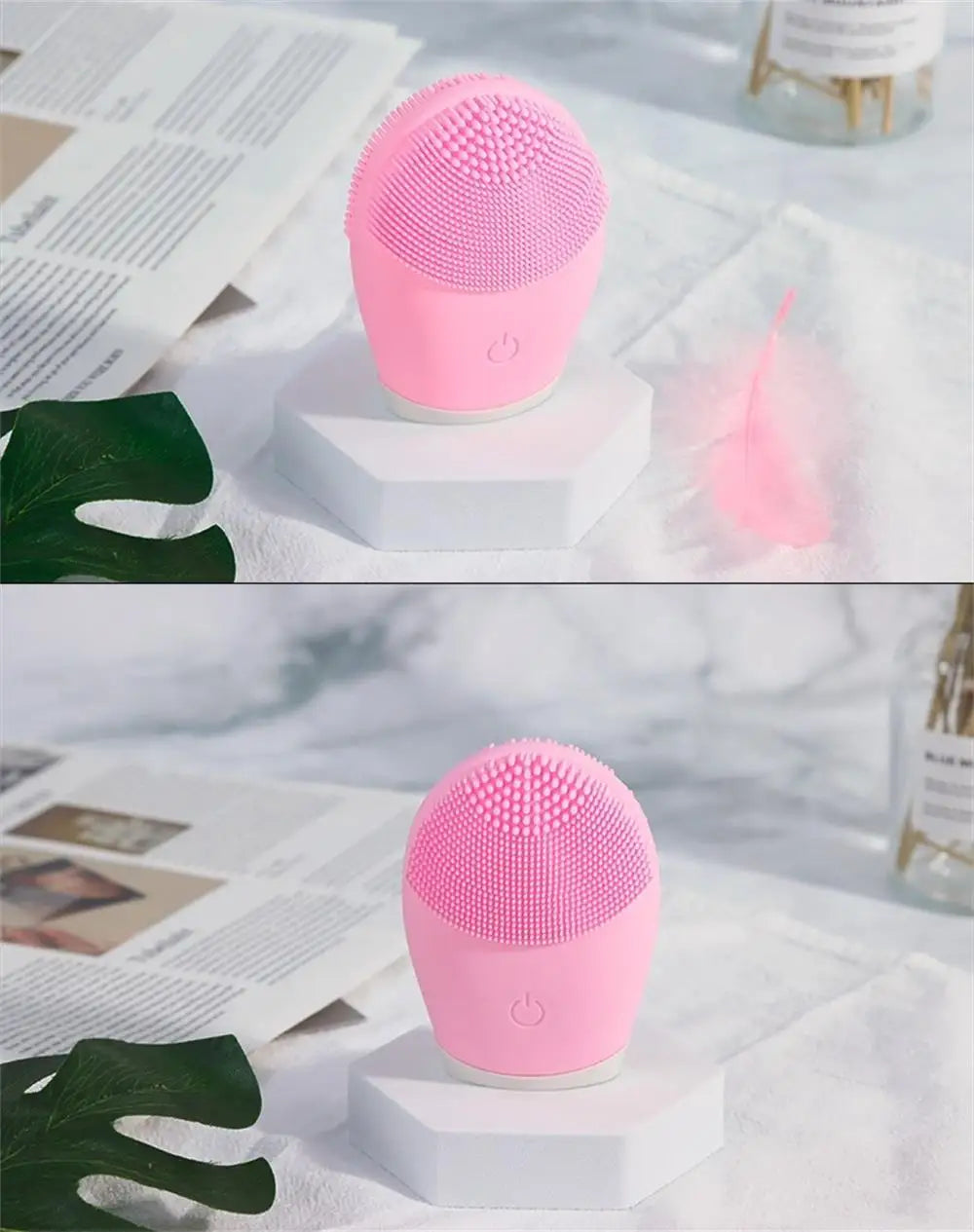 Electric Silicone Facial Cleansing Brush