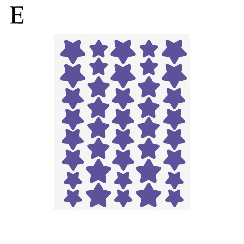 Star Acne Patches – Yellow Star-Shaped Hydrocolloid Pimple Dots, 40 Count, All Skin Types