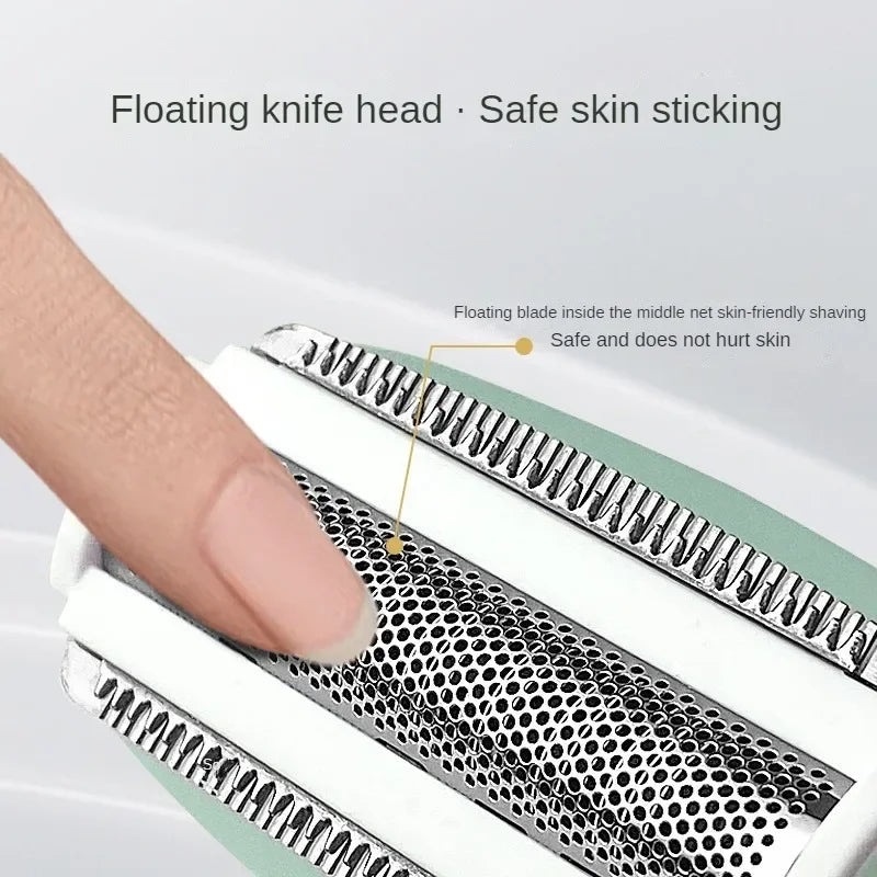 Women's Compact Battery-Powered Body Shaver