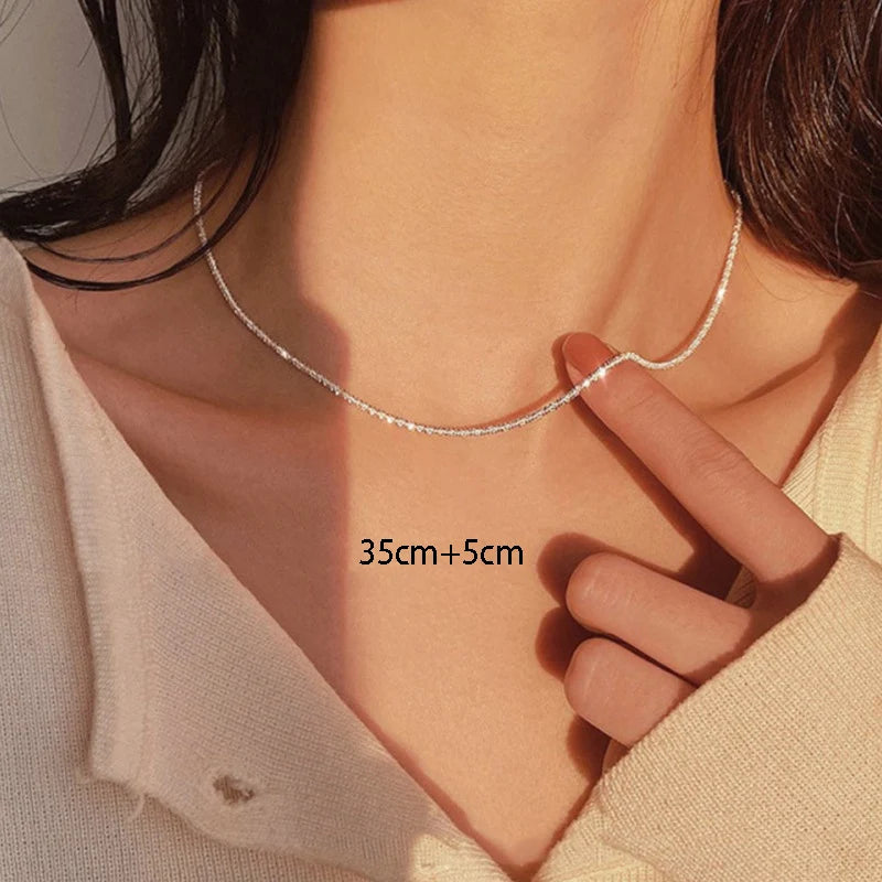 Women's Silver-Tone Chain Necklace