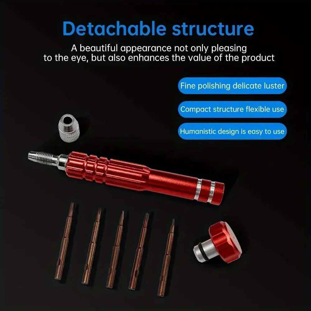 5-In-1 Multifunctional Slot Key Kit, Mobile Phone, Watch And Glasses Disassembly Tool, Laptop Repair Tool