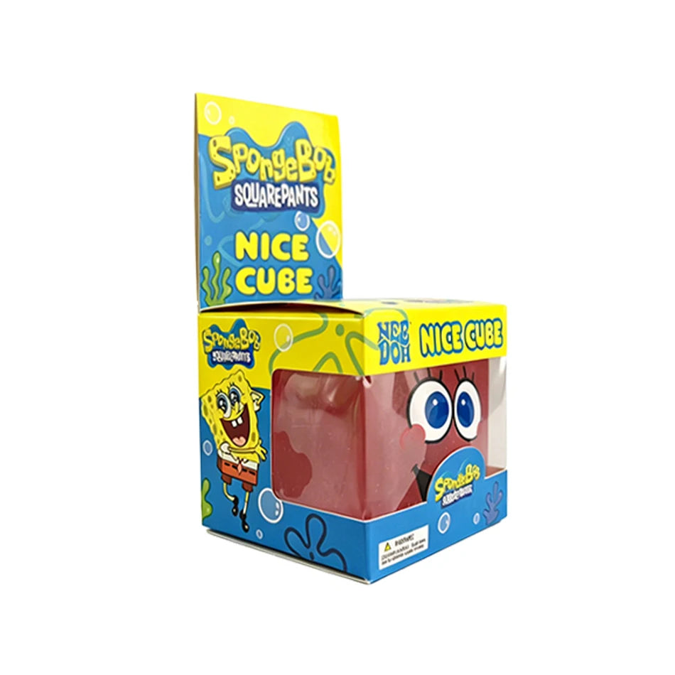 Squishy In Stock SpongeBob Squishy Stress Relief Cube Toy, Malt Sugar Slow Rebound Squeeze Fidget Toy Birthday Gift
