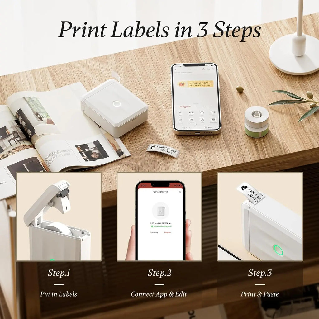 NIIMBOT D110M Bluetooth Thermal Label Maker