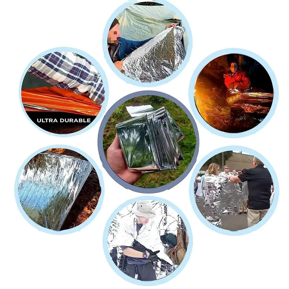 Reflective Emergency Blanket – Silver or Gold/Silver